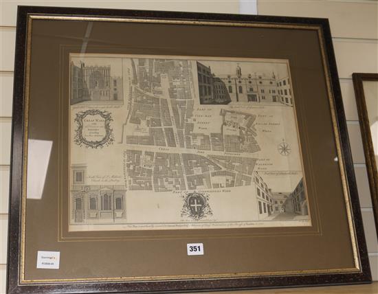 B.Cole Cheap Ward, 1755, 15 x 19in.